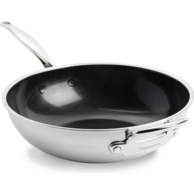 GreenPan Premiere Wok 30 cm nerezová ocel – Hledejceny.cz