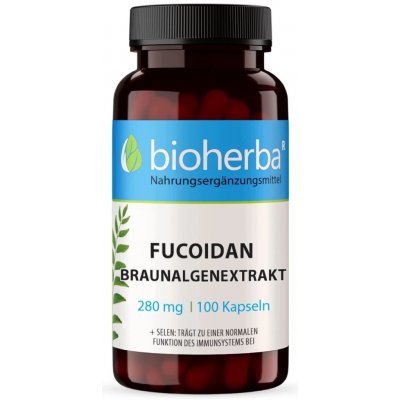 Bioherba Fucoidan extrakt z hnědých řas 280 mg 100 kapslí – Hledejceny.cz