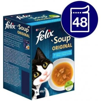 Felix SOUP lahodný výběr z ryb polévka 48 x 48 g