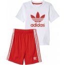 Dětská tepláková a sportovní souprava Adidas TEE SHORT set bílá