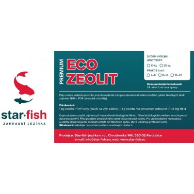 Premium Eco Zeolit frakce 4-8 mm 25 kg – Sleviste.cz