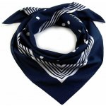 Stoklasa Bavlněný šátek s puntíky Etex 2 černá – Zboží Dáma