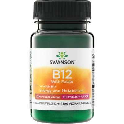 Swanson Vitamin B12 1000 mcg 100 kapslí – Hledejceny.cz