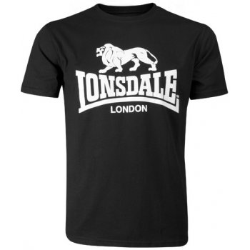 Lonsdale Large LOGO T Shirt Mens Black