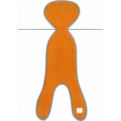 Simple Wool Little Merry termooaktivní vložka proti pocení do autosedačky 0-13 kg oranžová – Zboží Mobilmania