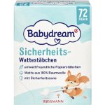 Babydream Bezpečnostní vatové tyčinky 72 ks – Zboží Dáma