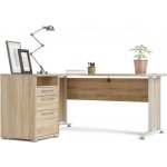 Nábytek Falco Office 80400/44 dub sonoma / bílá – Zboží Mobilmania