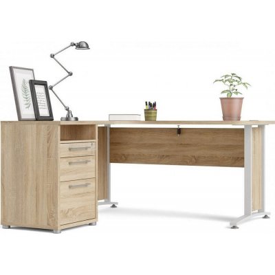 Nábytek Falco Office 80400/44 dub sonoma / bílá – Zboží Mobilmania