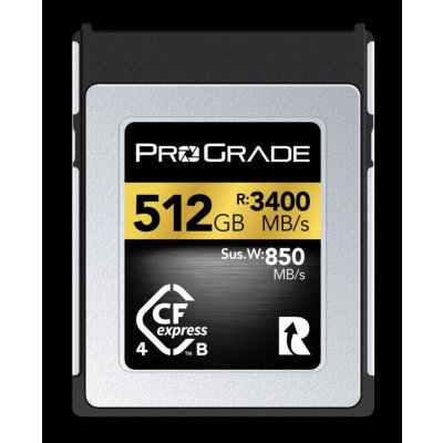 ProGrade Digital CFexpress™ Type B Gold 512GB PGCFX512GATNA – Zboží Živě