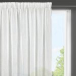 HOTOVÁ ZÁCLONA LILIAN NA PÁSCE 300X145 CM BÍLA – Hledejceny.cz