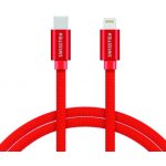 Swissten 71525206 USB-C / Apple Lightning, datový, 1,2m, červený – Zboží Mobilmania