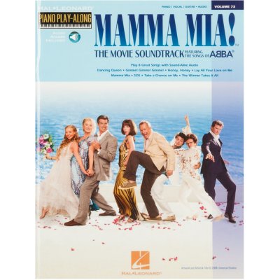 ABBA: Mamma Mia! The Movie Soundtrack noty na klavír zpěv akordy