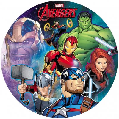 Jedlý papír Avengers 20cm - Dekora – Zboží Mobilmania