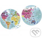 JANOD Kulaté v kufříku Zeměkoule 208 dílků – Sleviste.cz