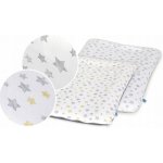 Ceba Baby Potah na měkkou podložku Grey Stars + Yellow Stars 2ks 50 x 70 – Sleviste.cz