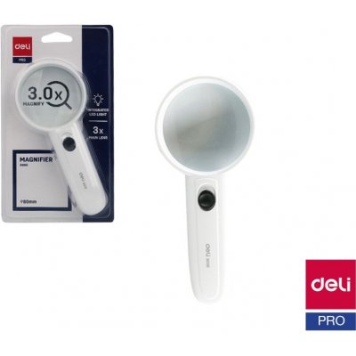 Lupa 60mm LED DELI E9098 – Zboží Dáma