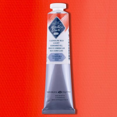 Nevskaya Palitra tempera mistrovská kadmium červené světlé 46 ml – Sleviste.cz