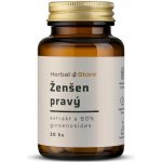 Ženšen pravý kapsle extrakt s 80% ginsenosides 50 kapslí – Hledejceny.cz