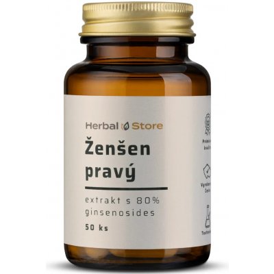 Ženšen pravý kapsle extrakt s 80% ginsenosides 50 kapslí – Hledejceny.cz