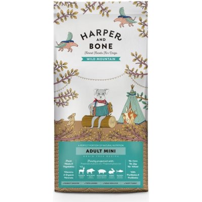 Harper and Bone Dog Adult Mini divoké hory 100 g