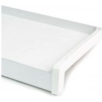 Deokork Venkovní hliníkový tažený parapet nos 25 mm 50x500 mm Bílý