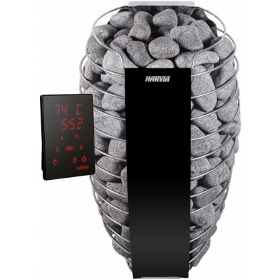 Harvia Spirit SP90XW 9,0 kW WiFi černá – HobbyKompas.cz