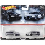 Hot Wheels Premium 2-Pack Bugatti Veyron / '16 Bugatti Chiron – Hledejceny.cz