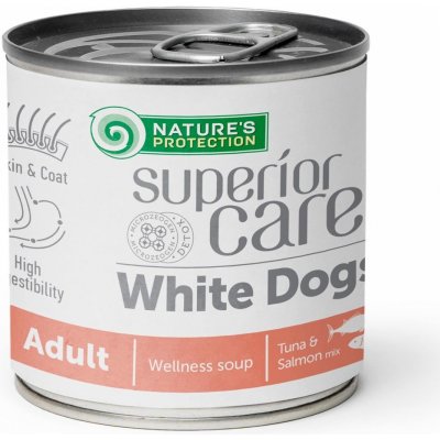 Nature's Protection Dog Soup Superior Care Adult White Salmon&Tuna 140 ml – Zboží Mobilmania