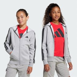 adidas Essentials Full-Zip Kids šedá