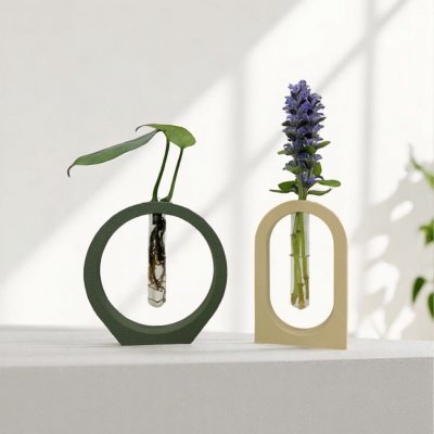 PlantBee Mini vázy na množení Sora ovál šedá – Hledejceny.cz