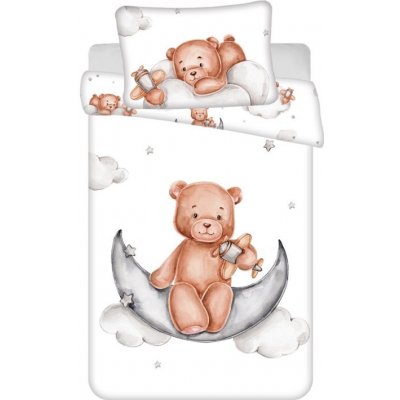 Jerry Fabrics povlečení do postýlky Medvídek plane baby 100 x 135 cm 40 x 60 cm – Zboží Dáma