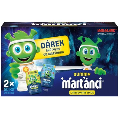 Marťánci Gummy 2 x 50 ks + světýlko – Hledejceny.cz