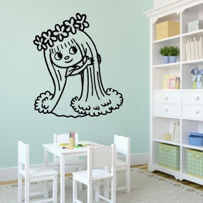 Wrapino vinylová samolepka na zeď Víla Amálka, rozměry 80x68cm – Zboží Dáma