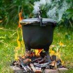 MultiGarden Litinový kotlík 10l stojatý – Sleviste.cz