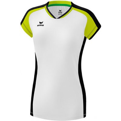 Erima GANDIA dres krátký rukáv dámský Bílá Světle zelená – Zboží Dáma