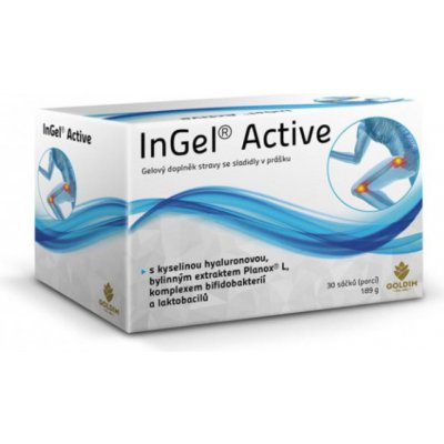 MyKETO InGel Active bioaktivní nápoj s kyselinou hyaluronovou a probiotiky 189 g 30 sáčků – Zboží Mobilmania