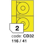 Rayfilm 116x41 mm 300 archů, matně žlutá, R0121.CD32D – Sleviste.cz