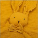 New Baby mušelínový usínáček Rabbit mustard – Sleviste.cz