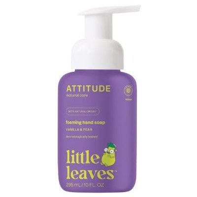 Dětské pěnivé mýdlo na ruce ATTITUDE Little leaves s vůní vanilky a hrušky 295ml