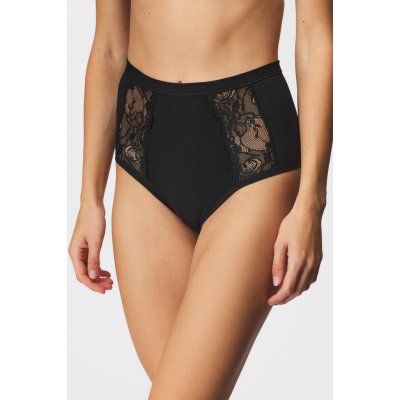 Jadea Klasické kalhotky Tea s vysokým pasem černá – Zboží Dáma