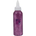 West Desing Třpytivé lepidlo 120ml růžovo fialové – Zboží Dáma