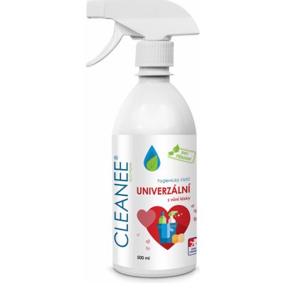 CLEANEE ECO přírodní hygienický čistič UNIVERZÁLNÍ s vůní lásky 500 ml – Hledejceny.cz