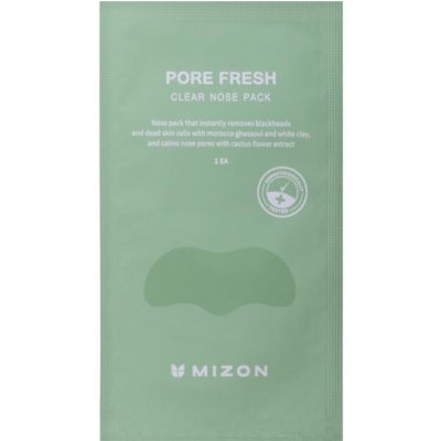 Mizon Pore Fresh Clear Nose Pack čistící náplast na nos s marockým jílem 2 g – Hledejceny.cz