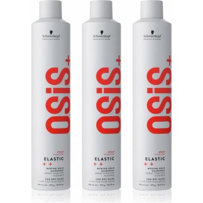 Schwarzkopf Professional Osis+ Schwarzkopf Professional Osis+ Elastic sprej na vlasy se střední fixací 3x500 ml kosmetická sada – Hledejceny.cz