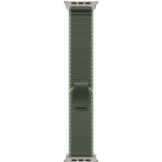 Apple Watch 49mm zelený Trailový tah - M/L - provedení z přírodního titanu MFT54ZM/A – Zboží Živě