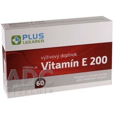 Plus Lékárna Vitamín E 200 kapslí60 – Zboží Mobilmania