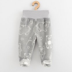 Kojenecké Wellsoft zimní polodupačky New Baby Winter times Šedá