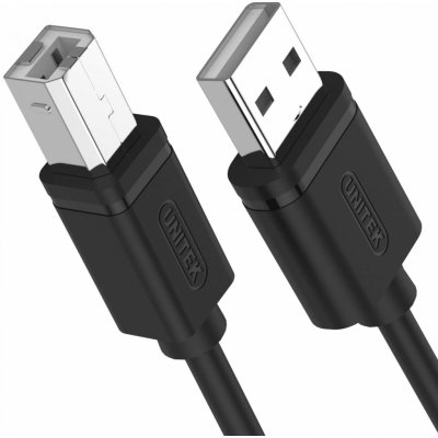 Unitek Y-C4001GBK USB-B, 2m, černý – Zboží Mobilmania