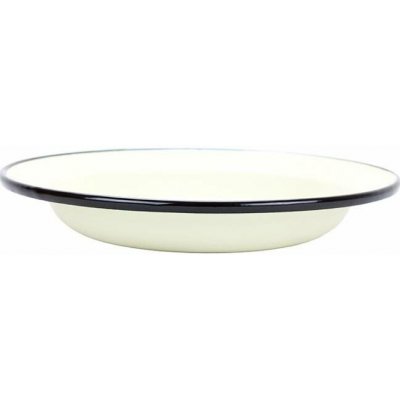 VEF Smaltovaný talíř 24.5 cm - 0.8 l krémový - 00000-0000208K – Zboží Mobilmania