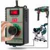 Regulátor otáček motoru, výkonu a napětí v pouzdře se zásuvkou, 2400 W, 230 V